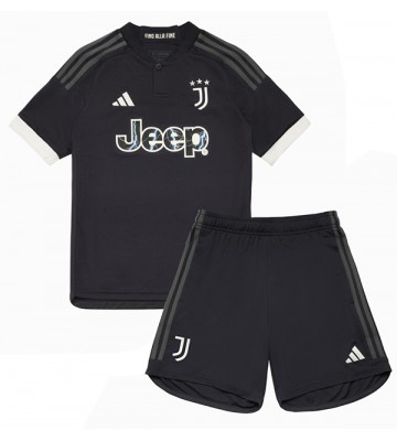 Juventus Koszulka Trzecich Dziecięca 2023-24 Krótki Rękaw (+ Krótkie spodenki)